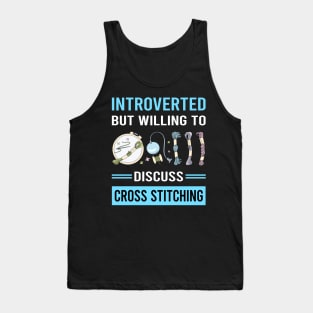 Introverted Cross Stitching Tank Top